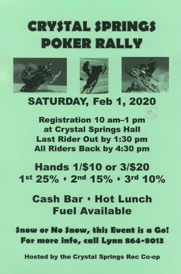Crystal Springs Poker Rally