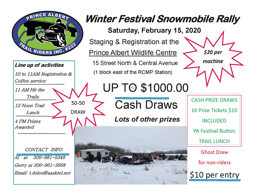 P.A. Trail Riders Winter Festival Snowmobile Rally