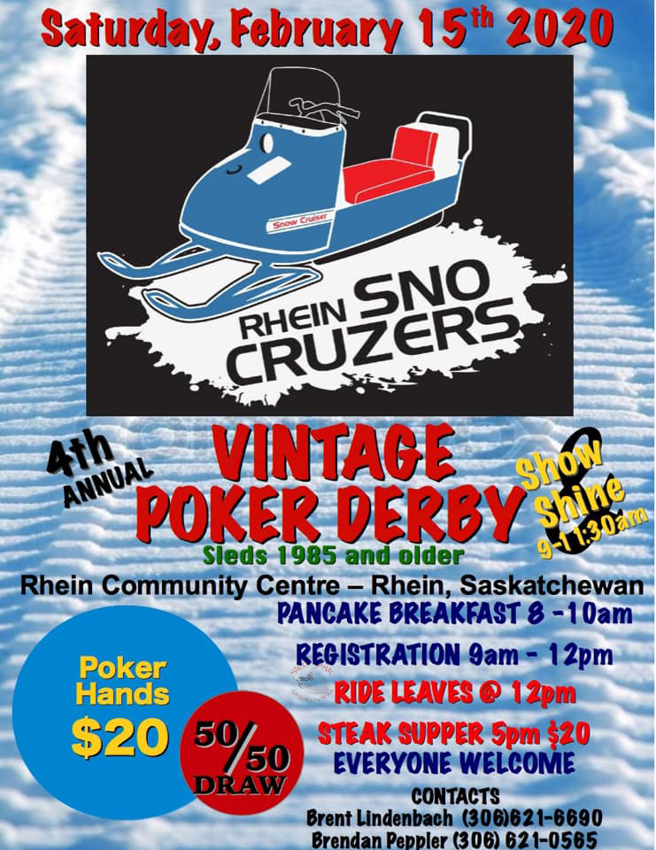 Rhein Sno Cruzers 4th Annual Vintage Poker Derby