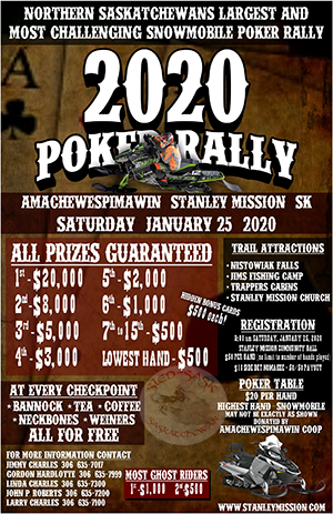 2020 Snowmobile Poker Rally